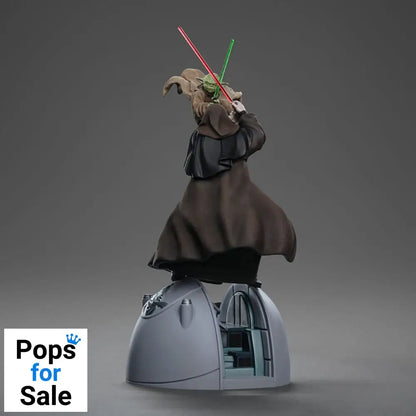 Star Wars Deluxe Art Scale Statue 1/10 Yoda vs Emperor Palpatine (CCXP Exclusive 2024) 31 cm