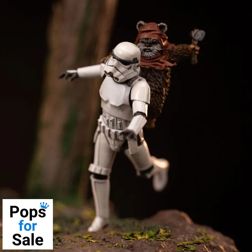 Star Wars Demi Art Scale Statue 1/20 AT-ST and Chewbacca 53 cm