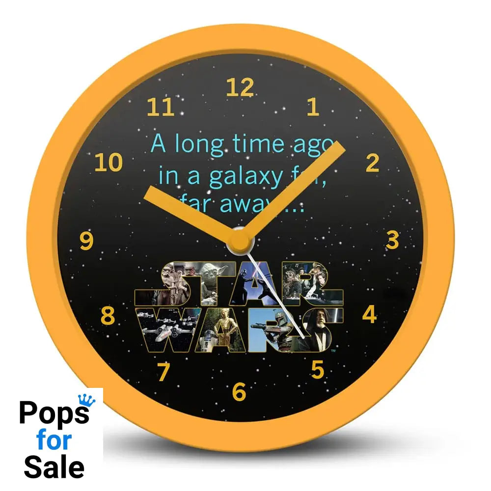 Star Wars Desk Clock Long Time Ago