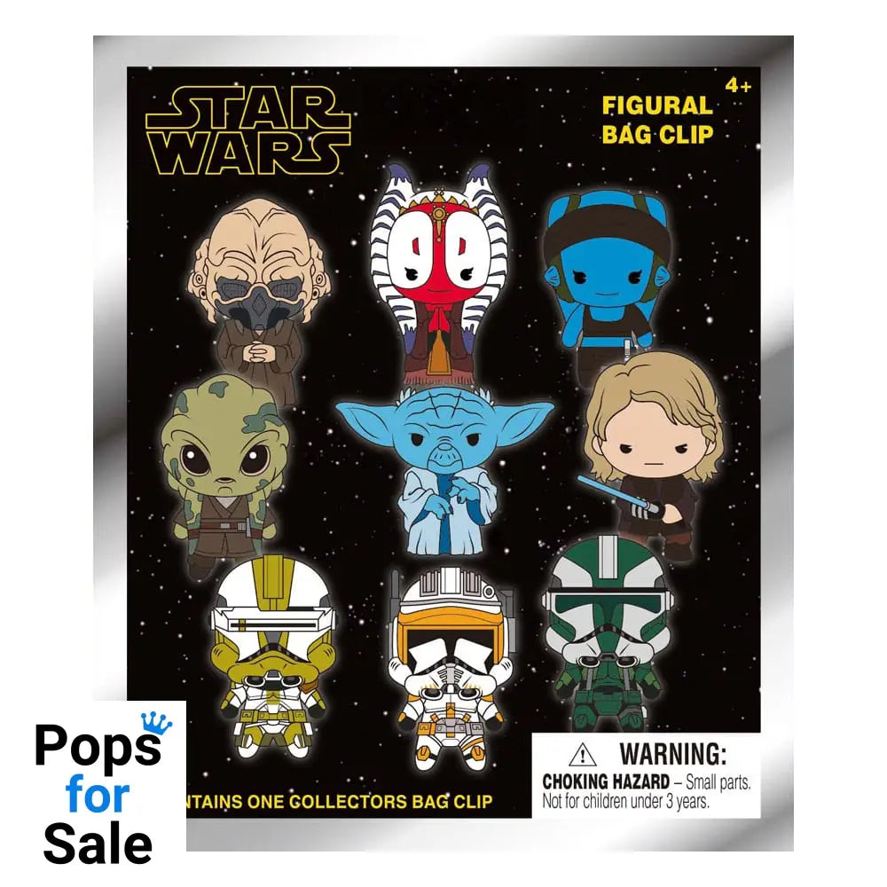 Star Wars-EP III Revenge Of Sith 3D PVC Bag Clips Series 1 Display (24)