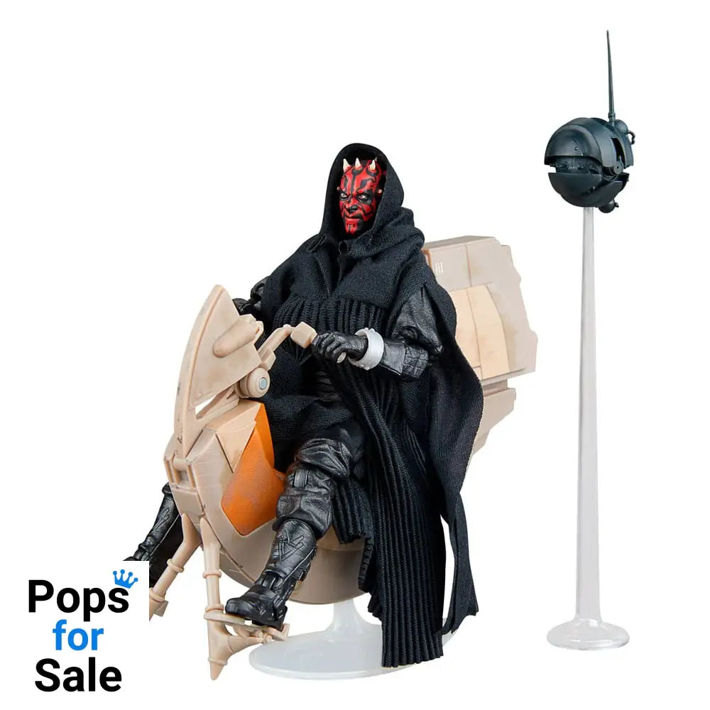 Star Wars Episode I Black Series Vehicle with Action Figure Darth Maul & Sith Speeder 25th Anniversary