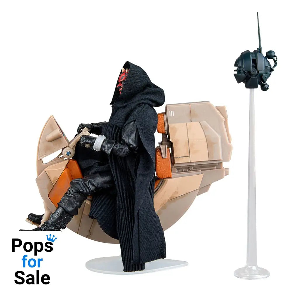 Star Wars Episode I Black Series Vehicle with Action Figure Darth Maul & Sith Speeder 25th Anniversary