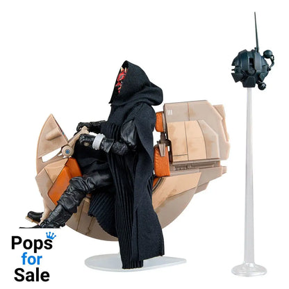 Star Wars Episode I Black Series Vehicle with Action Figure Darth Maul & Sith Speeder 25th Anniversary