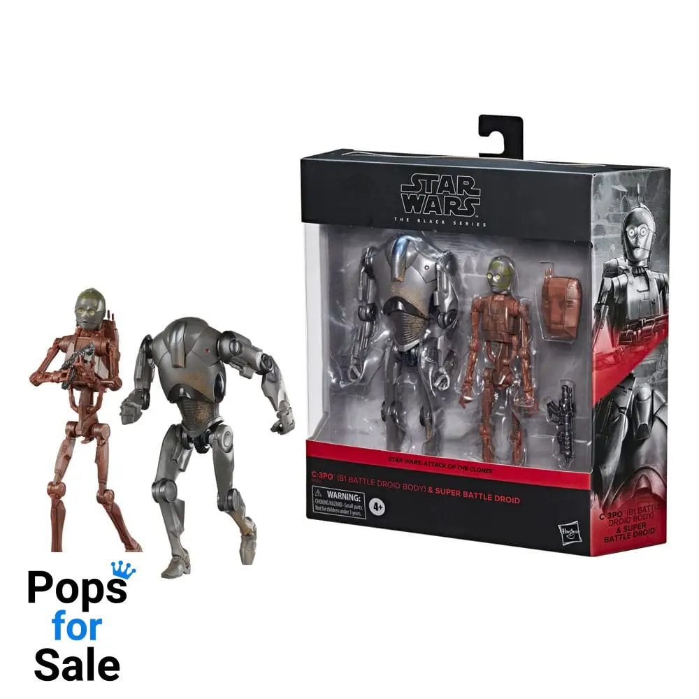 Star Wars Episode II Black Series Action Figure 2-Pack C-3PO (B1 Battle Droid Body) & Super Battle Droid 15 cm