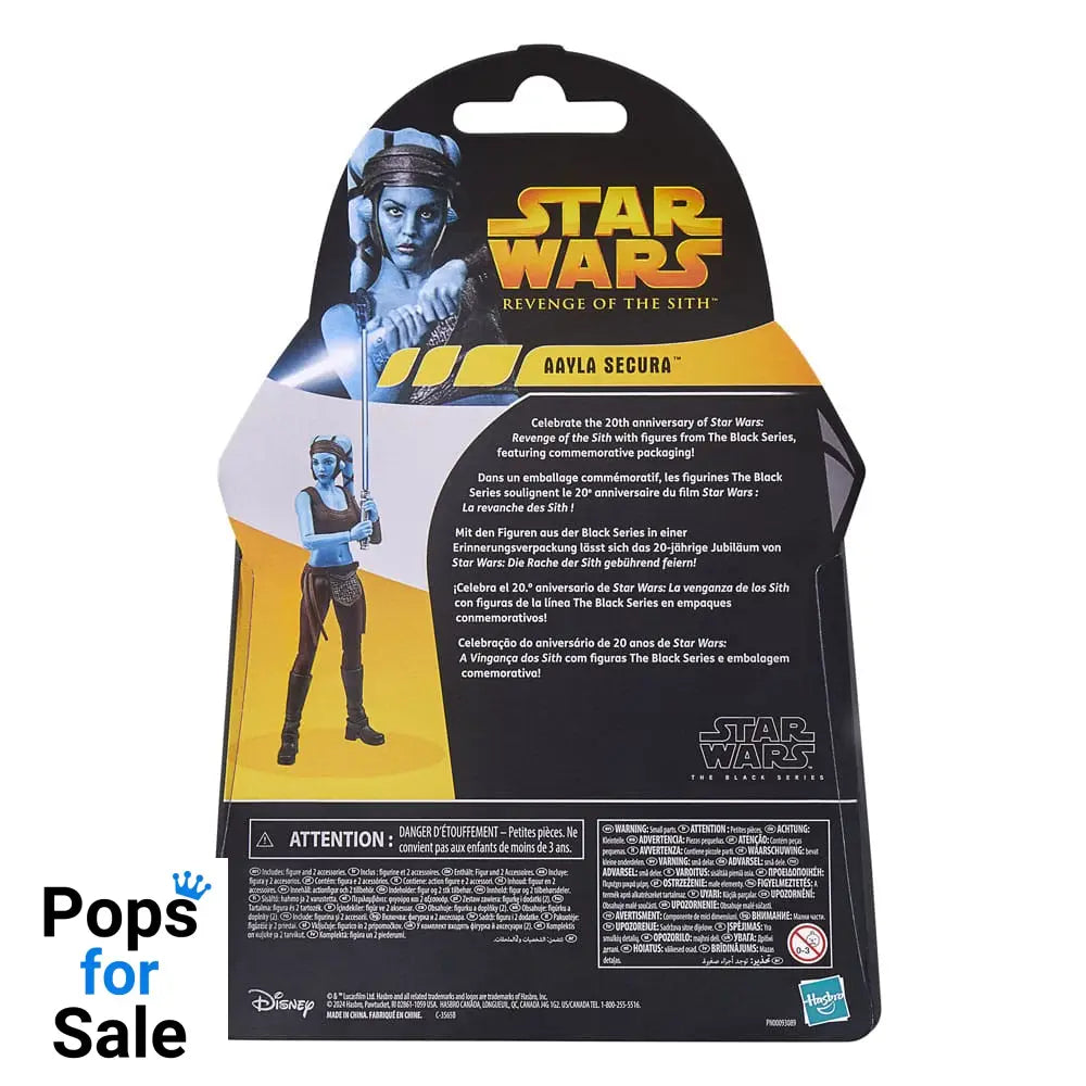 Star Wars Episode III Black Series Action Figure 20th Anniversary Aayla Secura 15 cm