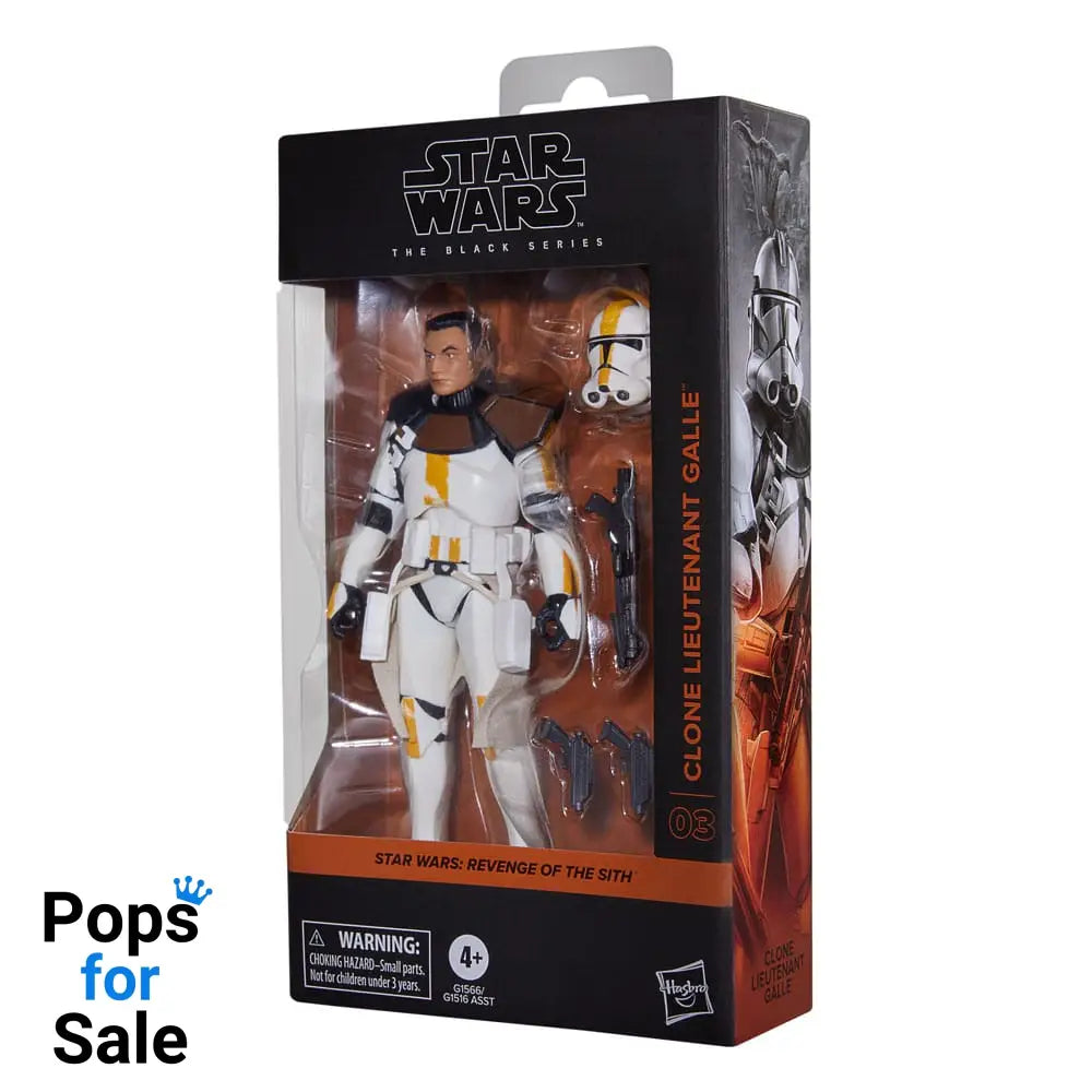 Star Wars Episode III Black Series Action Figure Clone Lieutenant Galle 15 cm