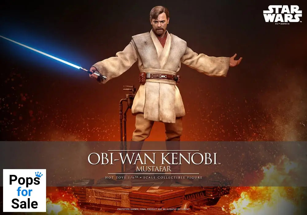 Star Wars: Episode III - Revenge of the Sith Movie Masterpiece Action Figure 1/6 Obi-Wan Kenobi (Mustafar) 31 cm