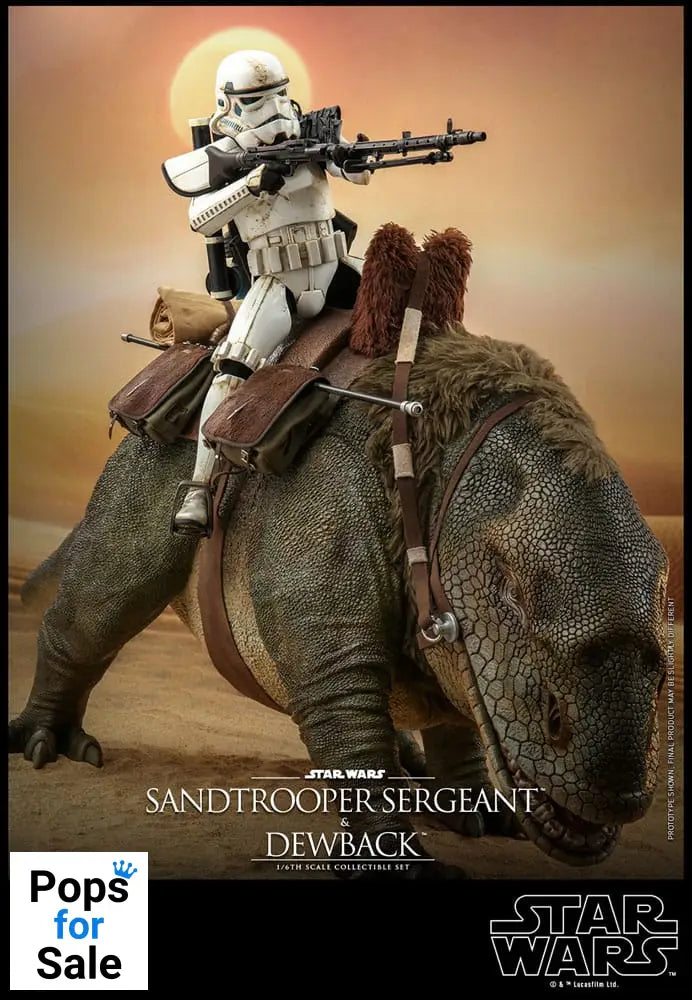 Star Wars Episode IV Action Figure 2-Pack 1/6 Sandtrooper Sergeant & Dewback 30 cm