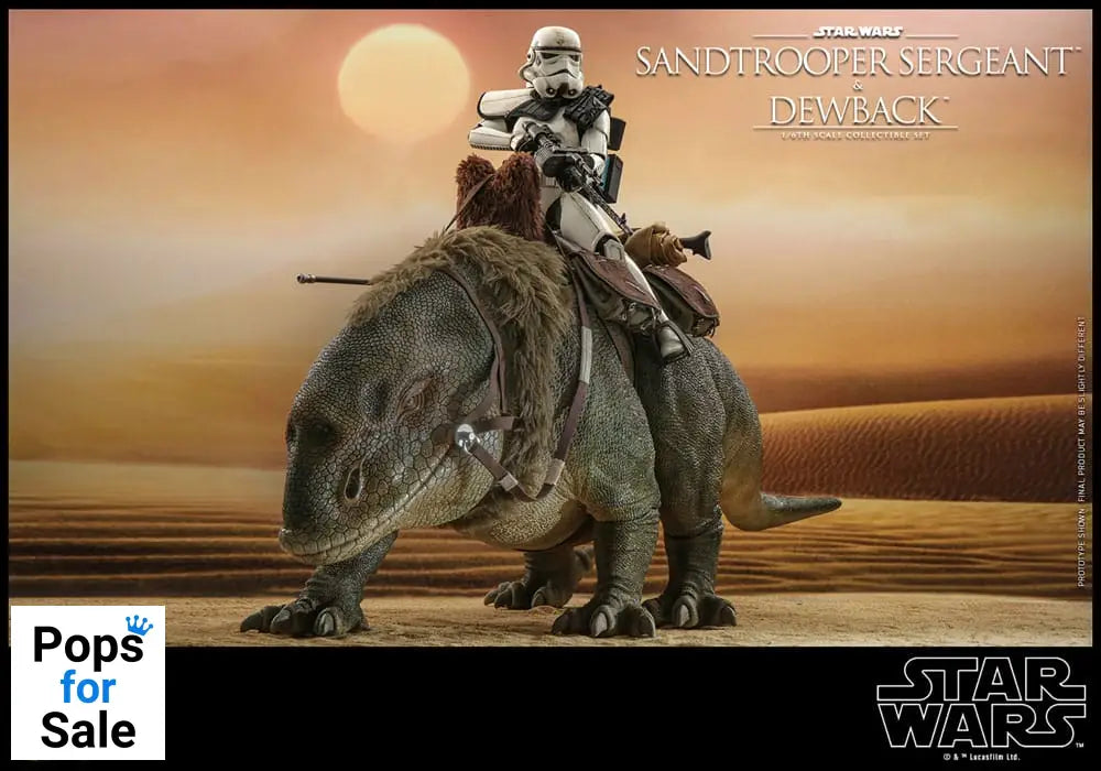 Star Wars Episode IV Action Figure 2-Pack 1/6 Sandtrooper Sergeant & Dewback 30 cm