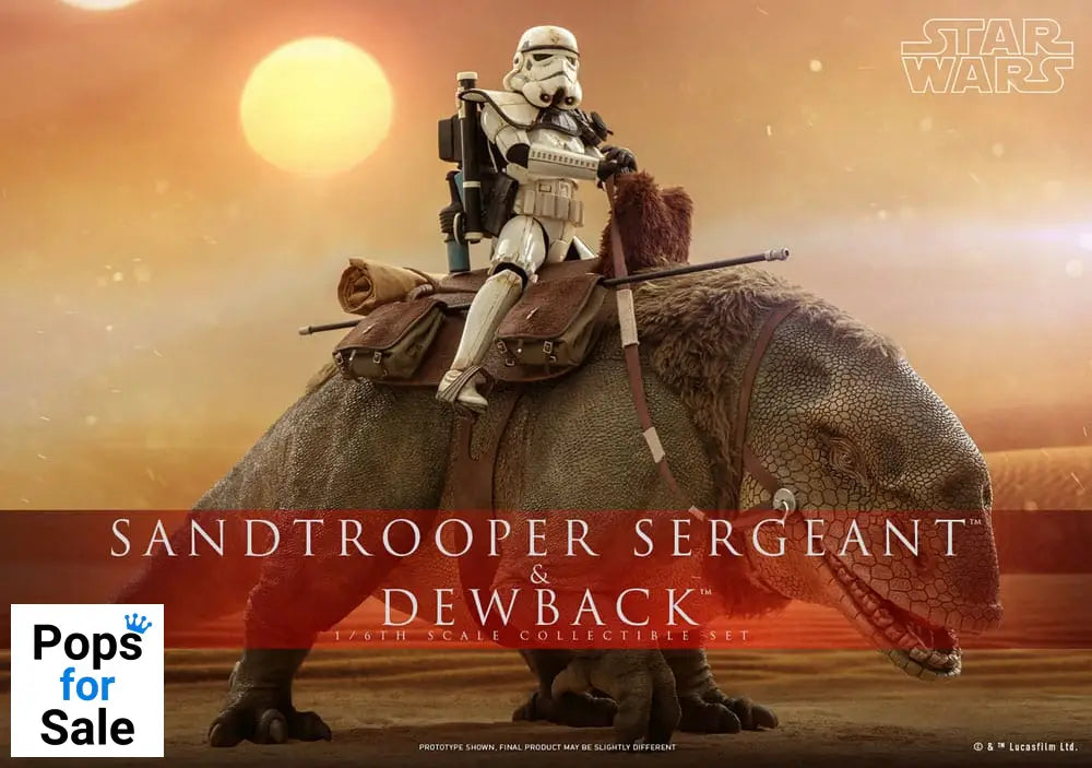 Star Wars Episode IV Action Figure 2-Pack 1/6 Sandtrooper Sergeant & Dewback 30 cm