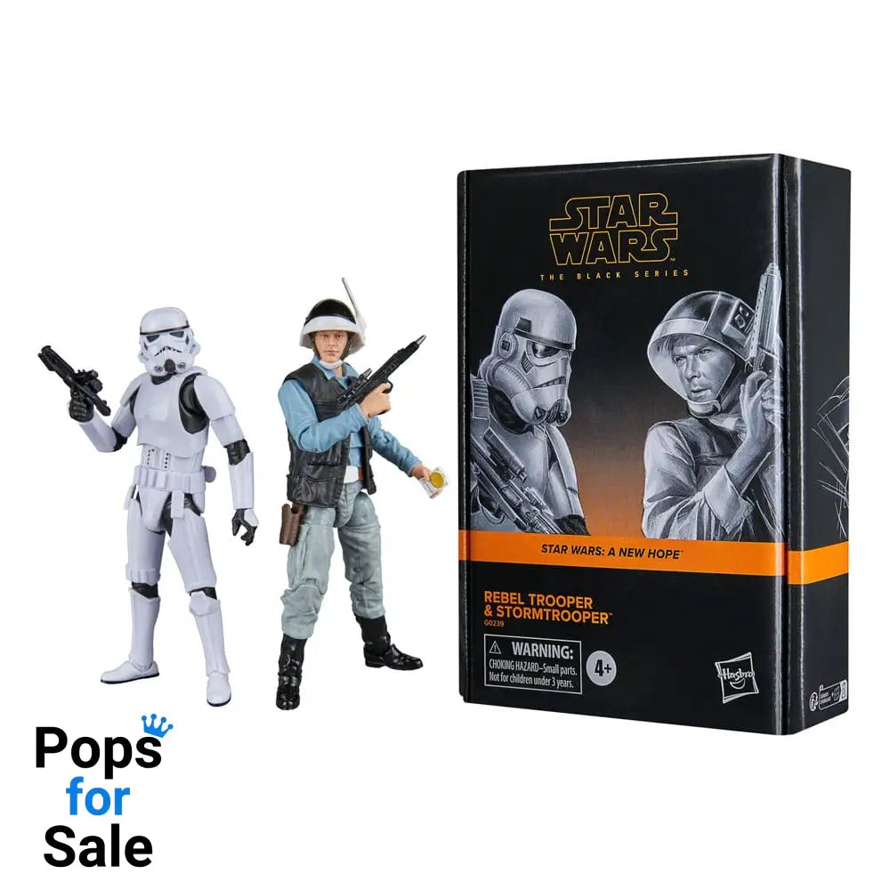 Star Wars Episode IV Black Series Action Figure 2-Pack Rebel Trooper & Stormtrooper 15 cm