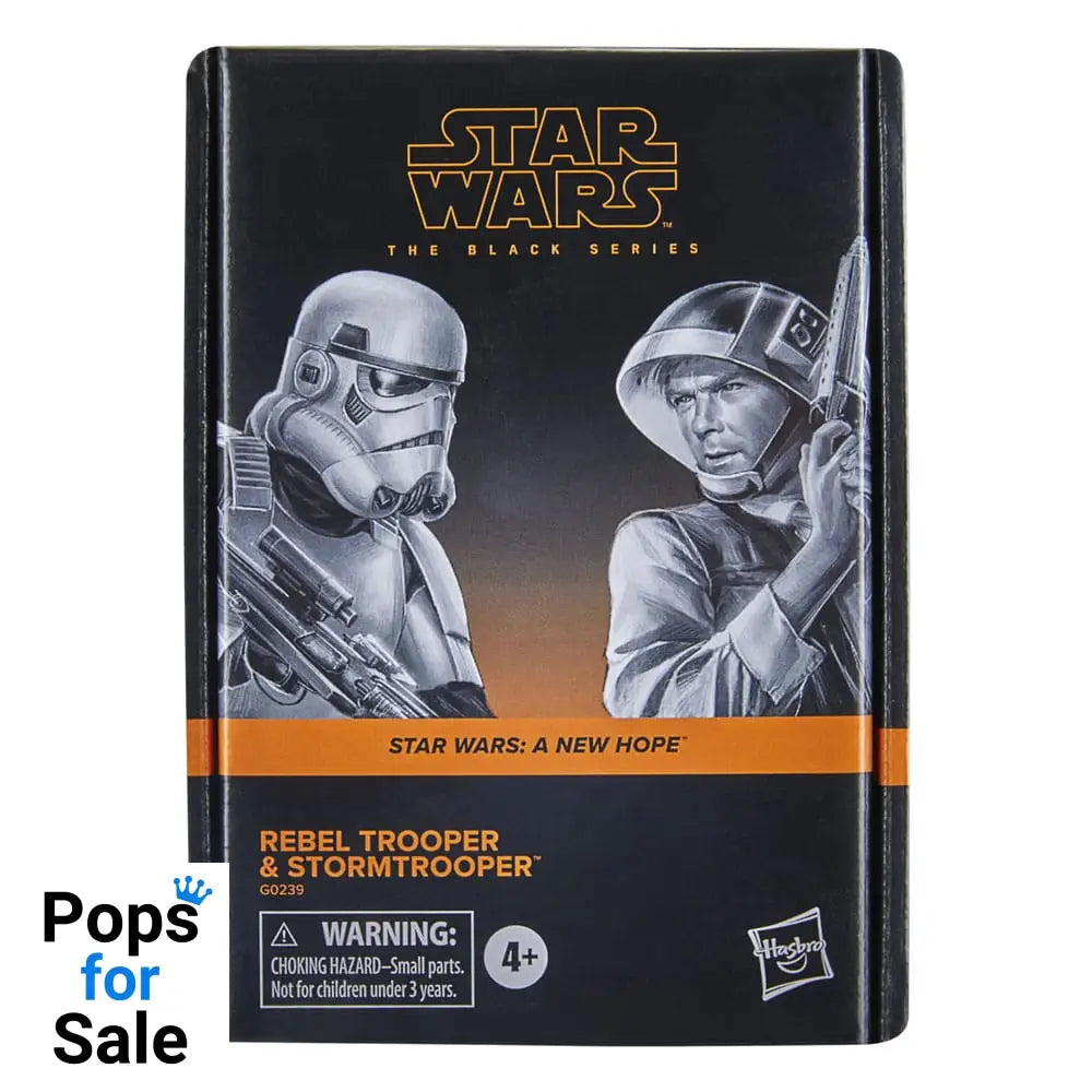 Star Wars Episode IV Black Series Action Figure 2-Pack Rebel Trooper & Stormtrooper 15 cm