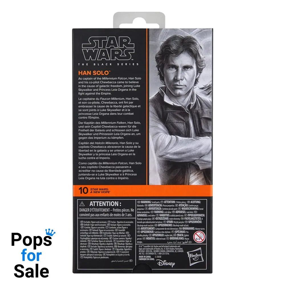 Star Wars Episode IV Black Series Action Figure Han Solo 15 cm