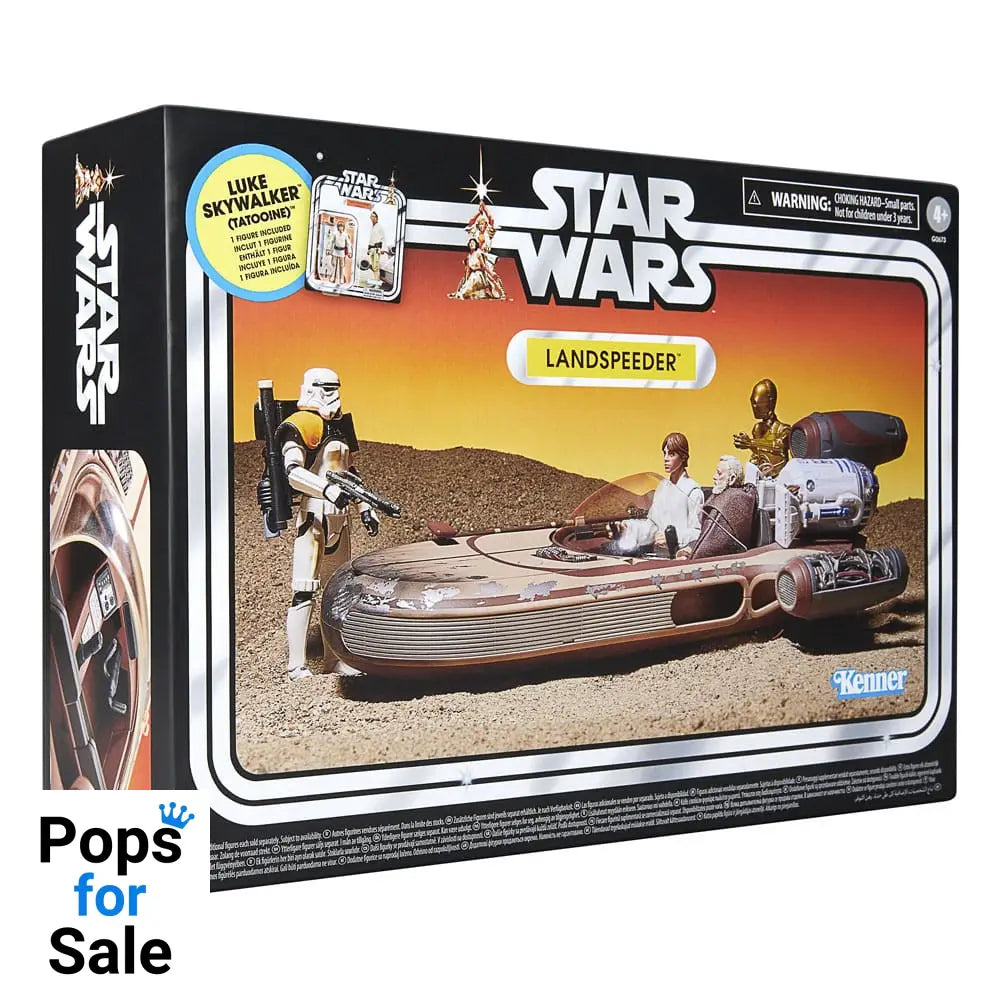 Star Wars Episode IV Vintage Collection Vehicle with Figure Landspeeder & Luke Skywalker (Tatooine)