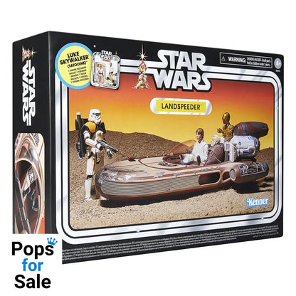 Star Wars Episode IV Vintage Collection Vehicle with Figure Landspeeder & Luke Skywalker (Tatooine)