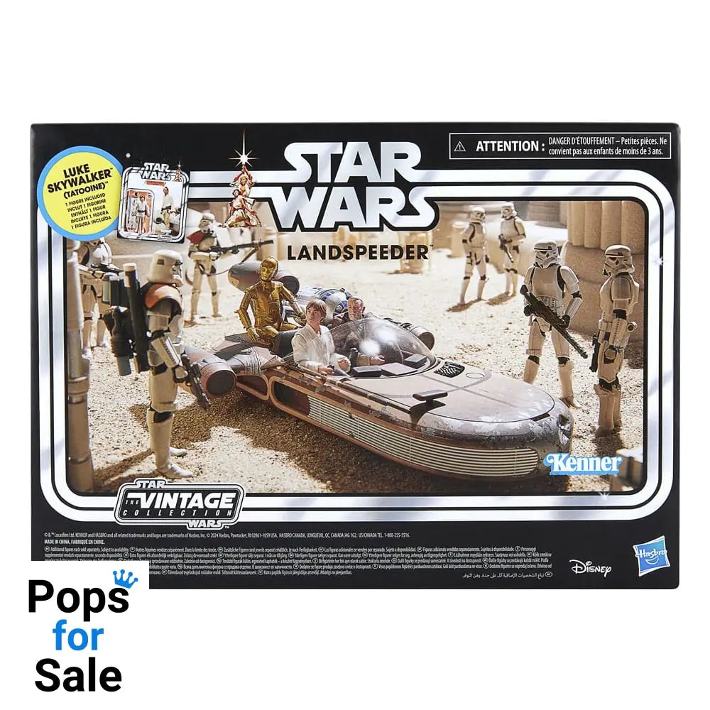 Star Wars Episode IV Vintage Collection Vehicle with Figure Landspeeder & Luke Skywalker (Tatooine)