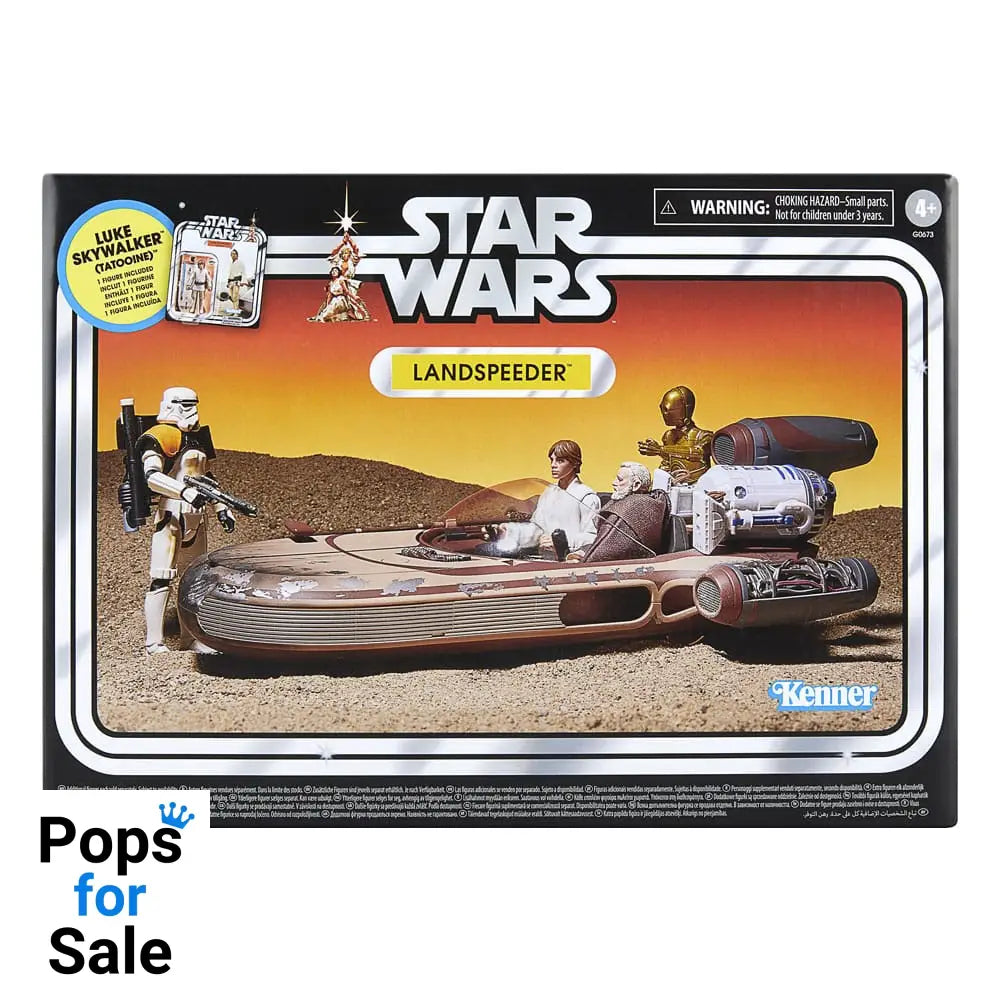 Star Wars Episode IV Vintage Collection Vehicle with Figure Landspeeder & Luke Skywalker (Tatooine)
