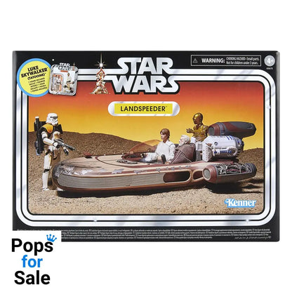 Star Wars Episode IV Vintage Collection Vehicle with Figure Landspeeder & Luke Skywalker (Tatooine)
