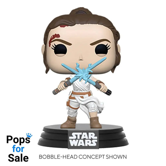 Star Wars Episode IX POP! Movies Vinyl Figure Rey w/2 Light Sabers 9 cm POP! Figures