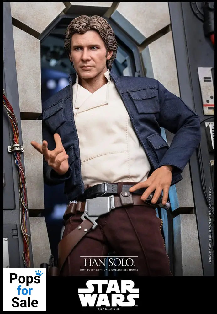 Star Wars Episode V Movie Masterpiece Action Figure 1/6 Han Solo 31 cm
