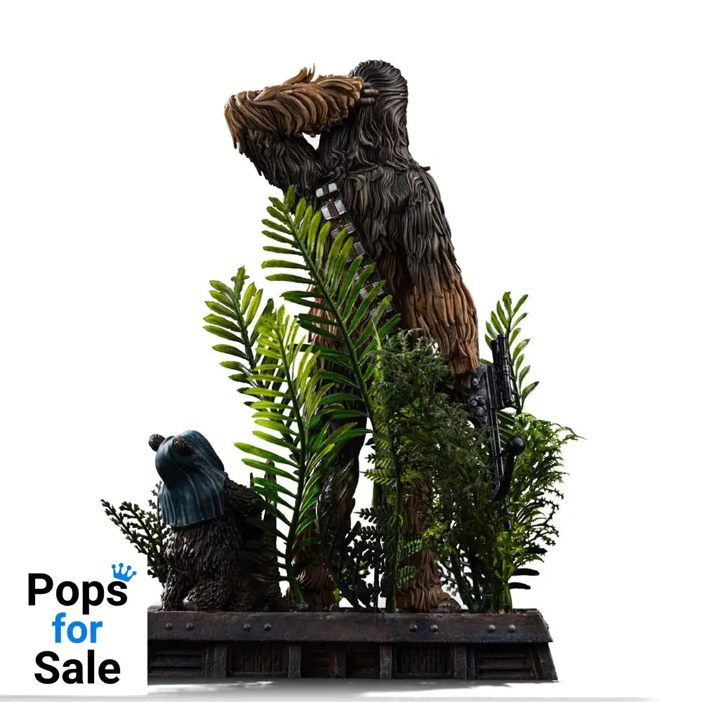 Star Wars Episode VI Art Scale Statue 1/10 Chewbacca and Tokkat 22 cm