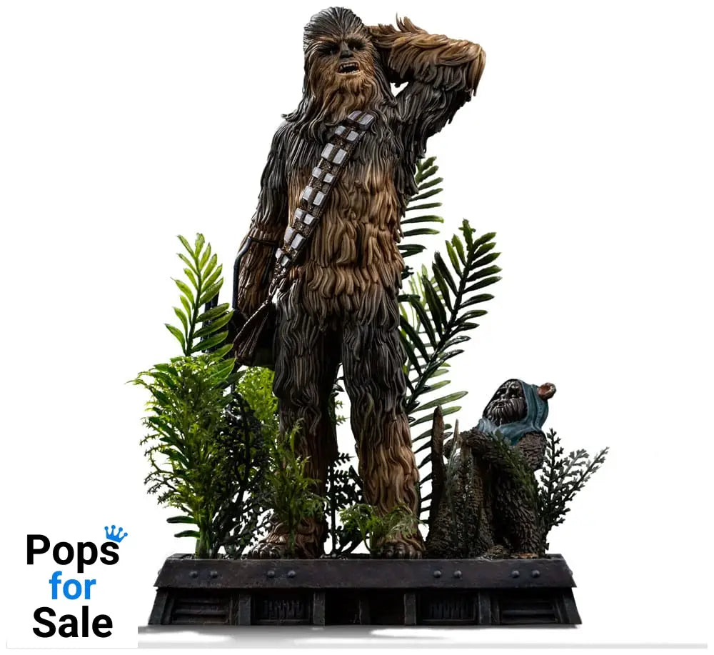 Star Wars Episode VI Art Scale Statue 1/10 Chewbacca and Tokkat 22 cm