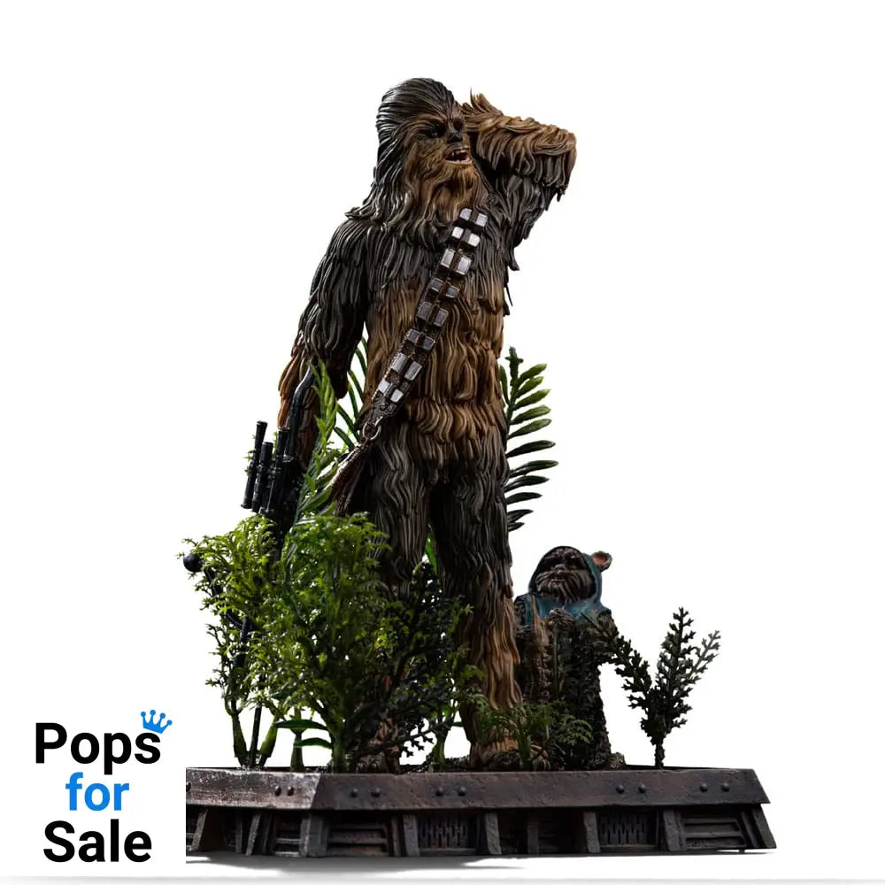 Star Wars Episode VI Art Scale Statue 1/10 Chewbacca and Tokkat 22 cm