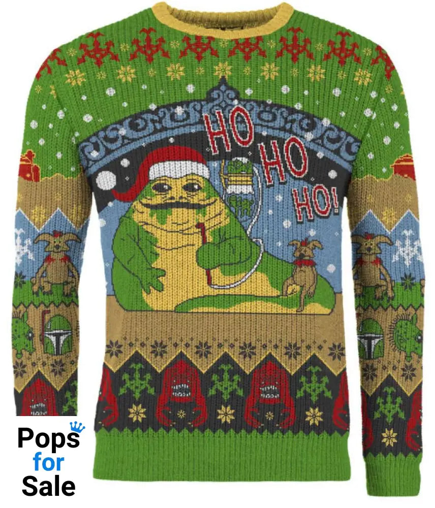Star Wars: Jabba the Hutt Christmas Jumper (Size: XL)