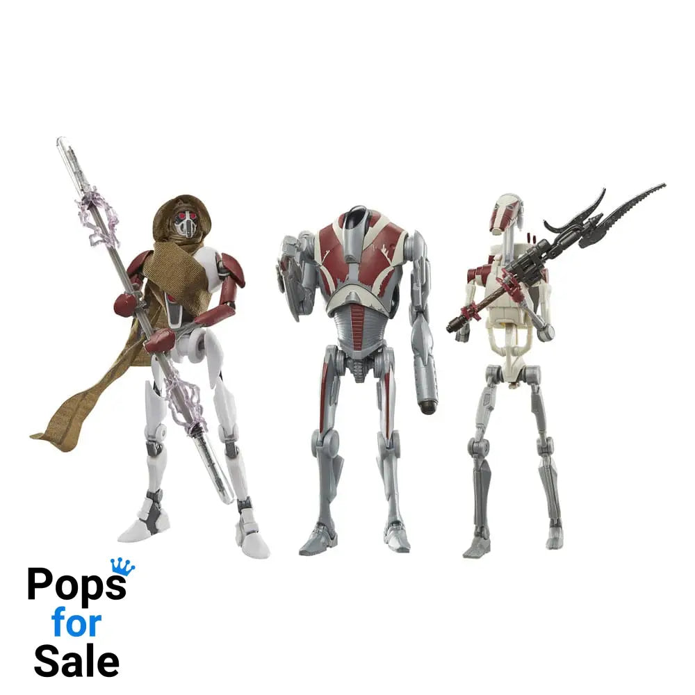 Star Wars Jedi: Survivor Black Series Action Figure 3-Pack Magna Guard Super Battle Droid & Battle Droid Action figures
