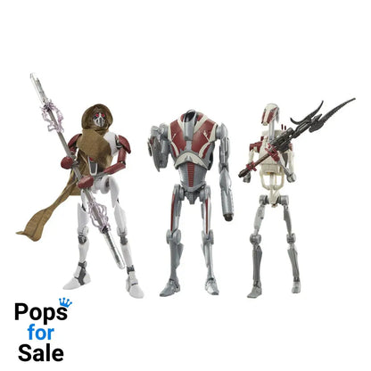Star Wars Jedi: Survivor Black Series Action Figure 3-Pack Magna Guard Super Battle Droid & Battle Droid Action figures