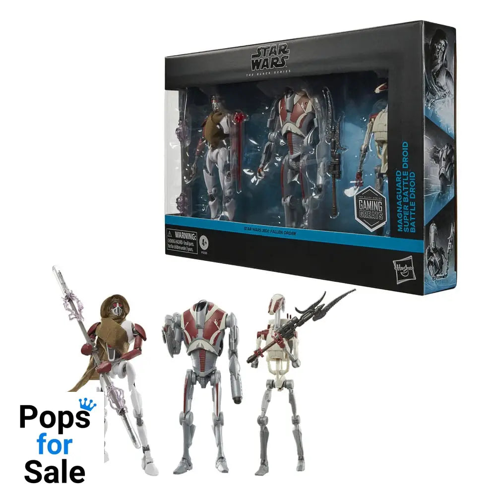 Star Wars Jedi: Survivor Black Series Action Figure 3-Pack Magna Guard, Super Battle Droid & Battle Droid