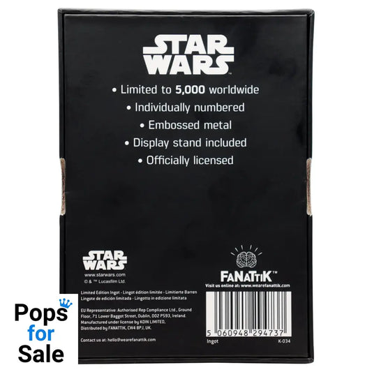 Star Wars Lando Calrissian Ingot Ingot