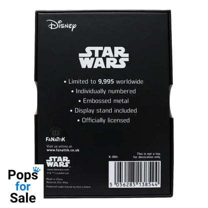 Star Wars Limited Edition Darth Vader Ingot Ingot