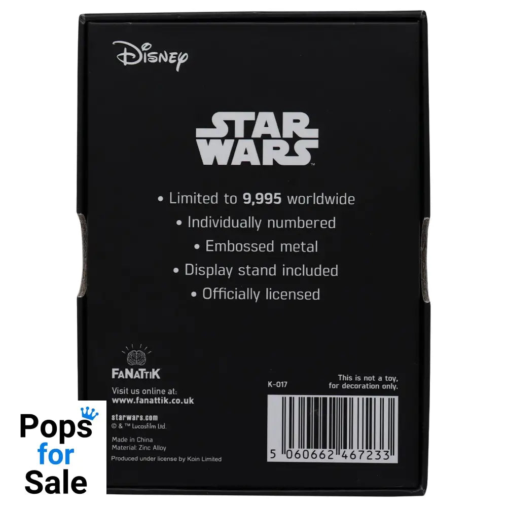 Star Wars Limited Edition Jabba the Hut Ingot Ingot