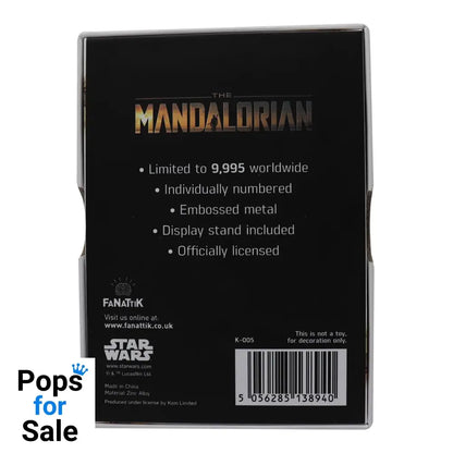 Star Wars Limited Edition The Mandalorian Ingot Ingot
