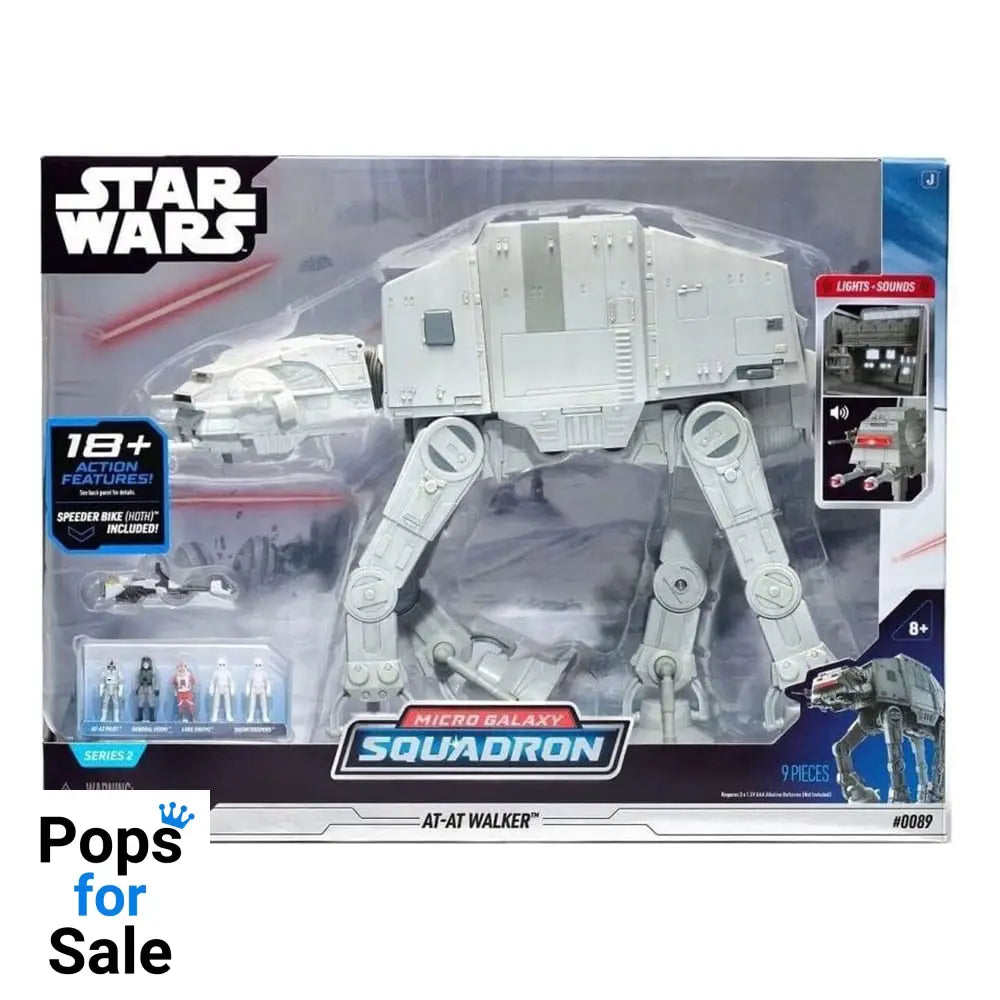 Star Wars Micro Galaxy Squadron Feature Vehicle with Figures Assault Class AT-AT 24 cm