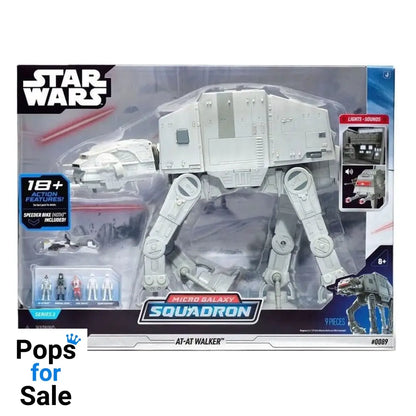 Star Wars Micro Galaxy Squadron Feature Vehicle with Figures Assault Class AT-AT 24 cm