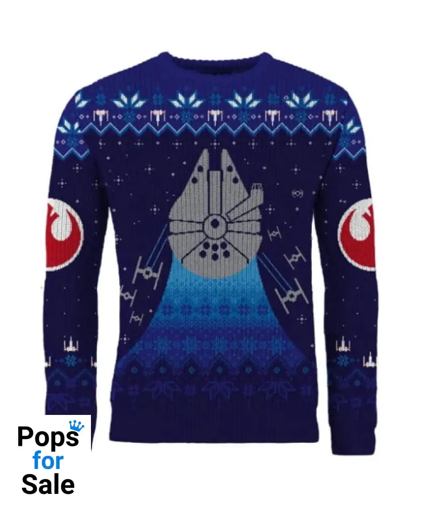 Star Wars Millennium Falcon Christmas Jumper (Size XL)