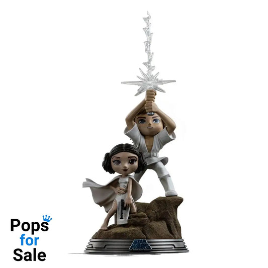 Star Wars Mini Co. PVC Figure Luke & Leia 30 cm