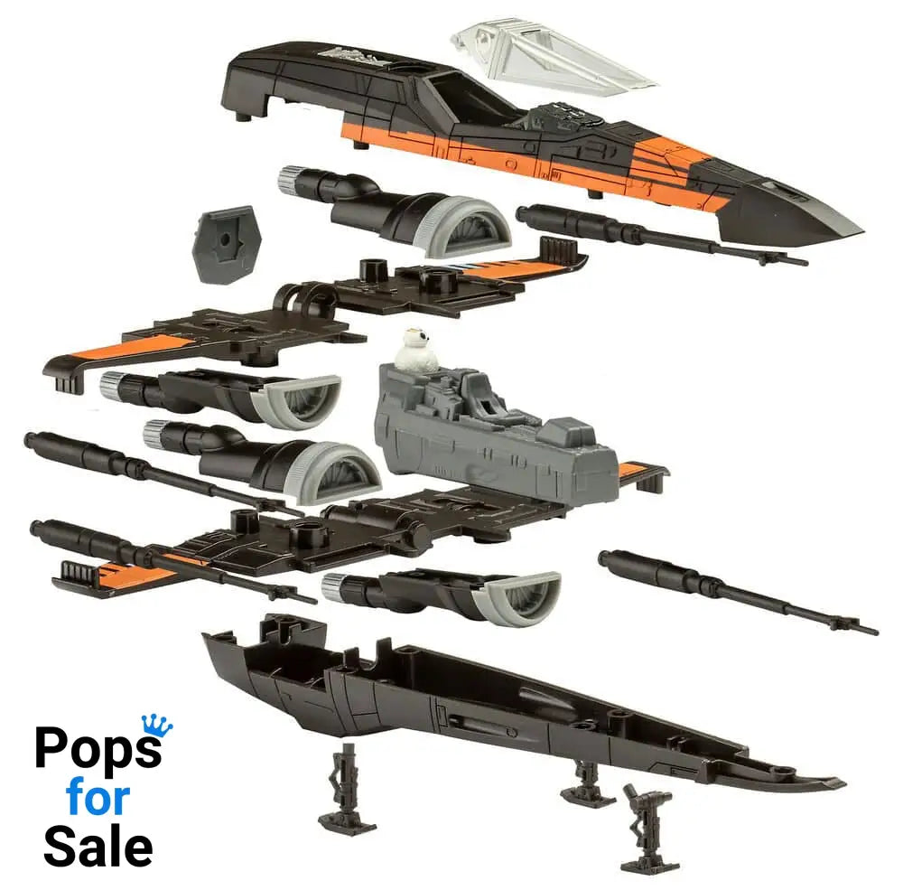 Star Wars Model Kit 1/78 Poe’s X-Wing Fighter 22 cm Model kits