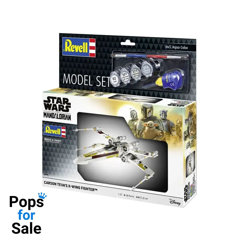 Star Wars Model Kit with basic accessories 1/57 Carson Teva’s X-Wing Fighter 22 cm Model kits