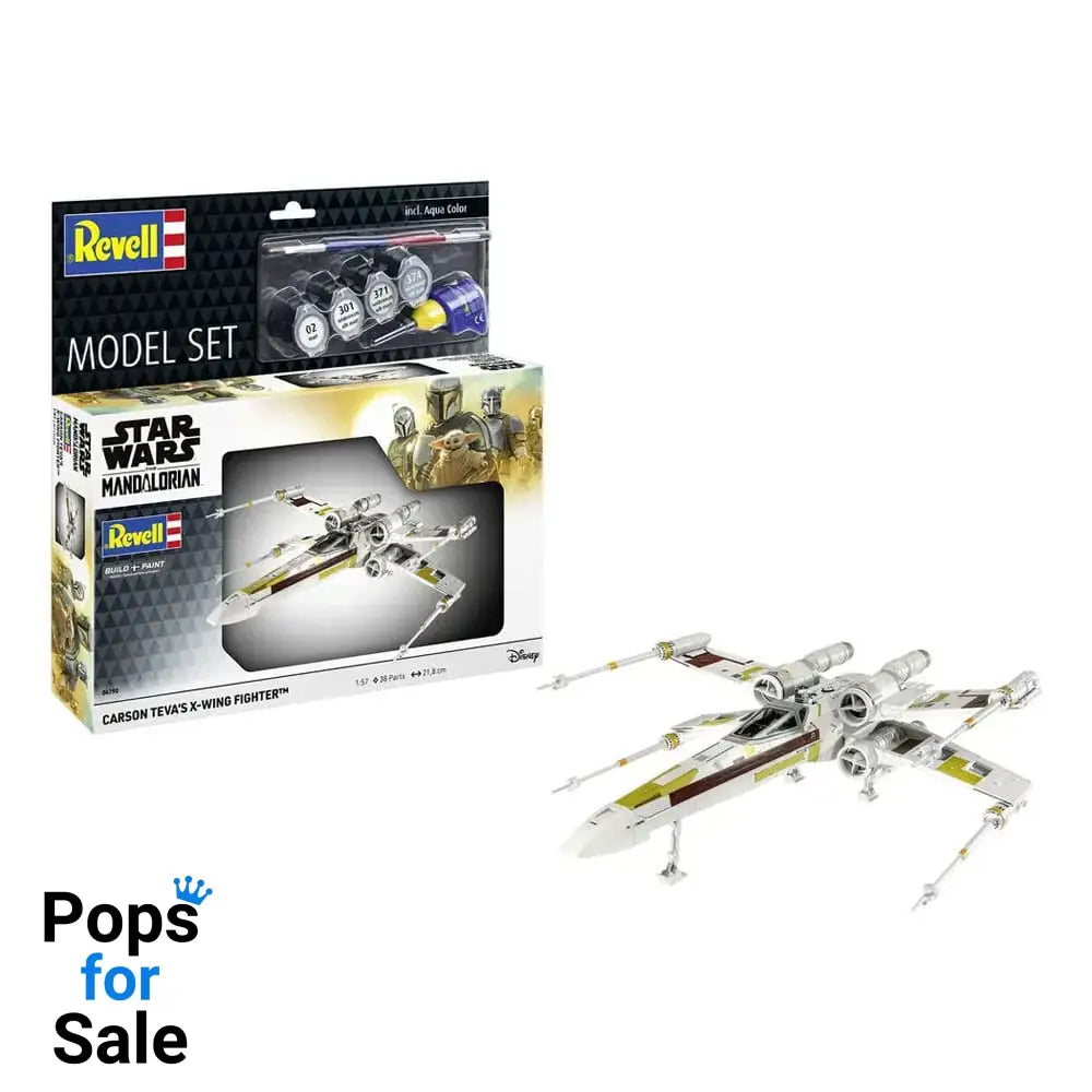 Star Wars Model Kit with basic accessories 1/57 Carson Teva's X-Wing Fighter 22 cm