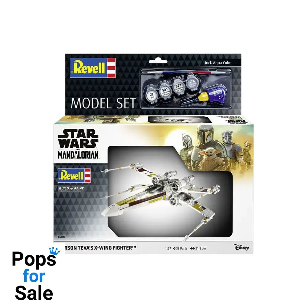 Star Wars Model Kit with basic accessories 1/57 Carson Teva's X-Wing Fighter 22 cm