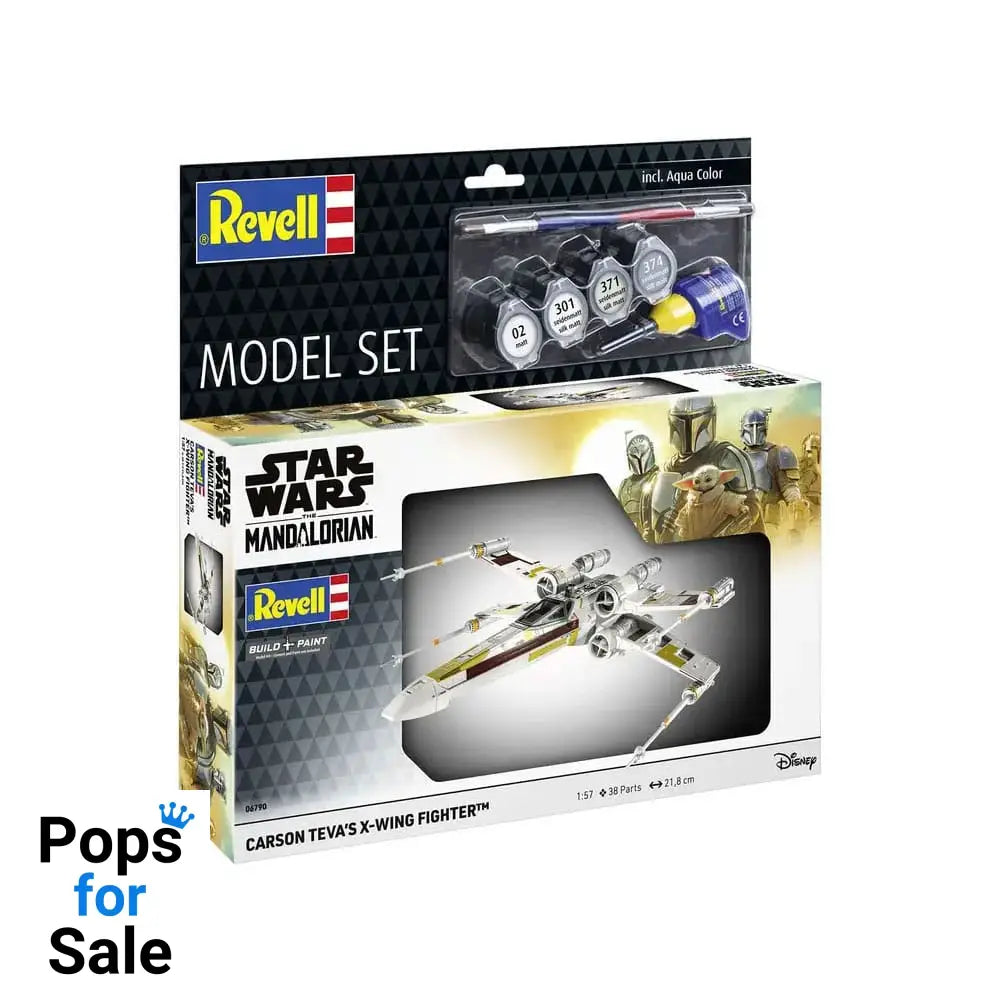 Star Wars Model Kit with basic accessories 1/57 Carson Teva's X-Wing Fighter 22 cm