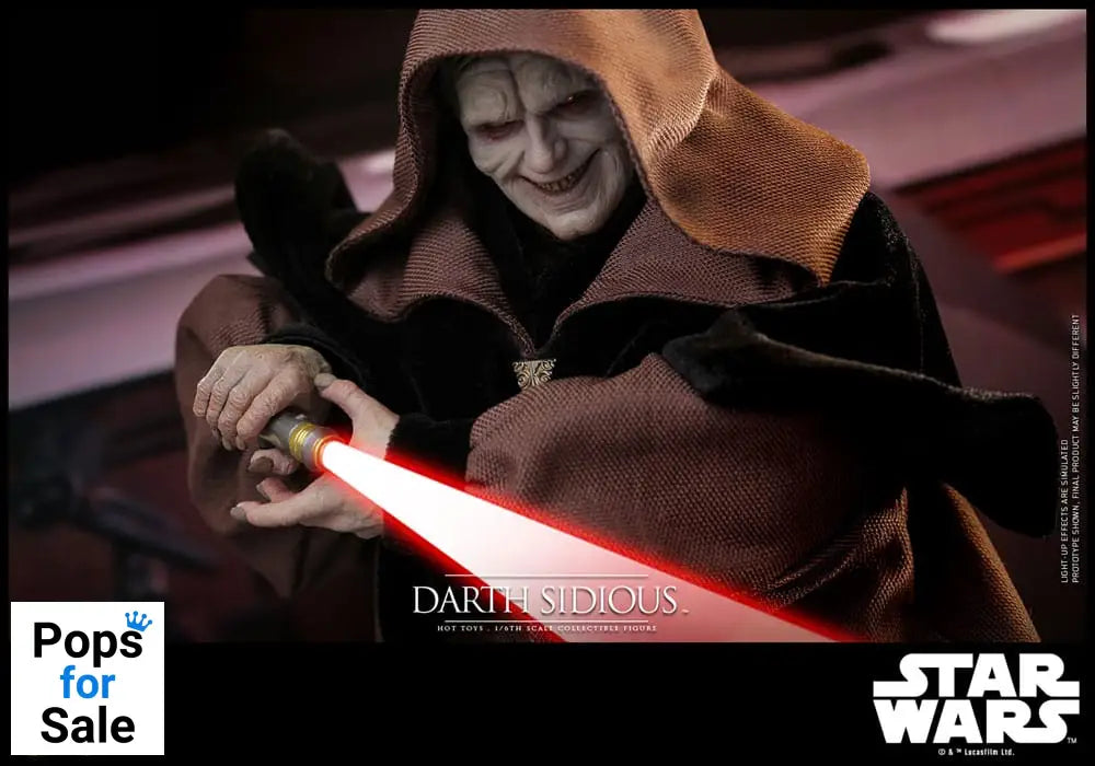 Star Wars Movie Masterpiece Action Figure 1/6 Darth Sidious 29 cm