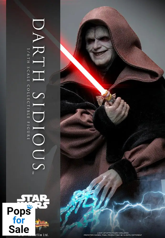 Star Wars Movie Masterpiece Action Figure 1/6 Darth Sidious 29 cm