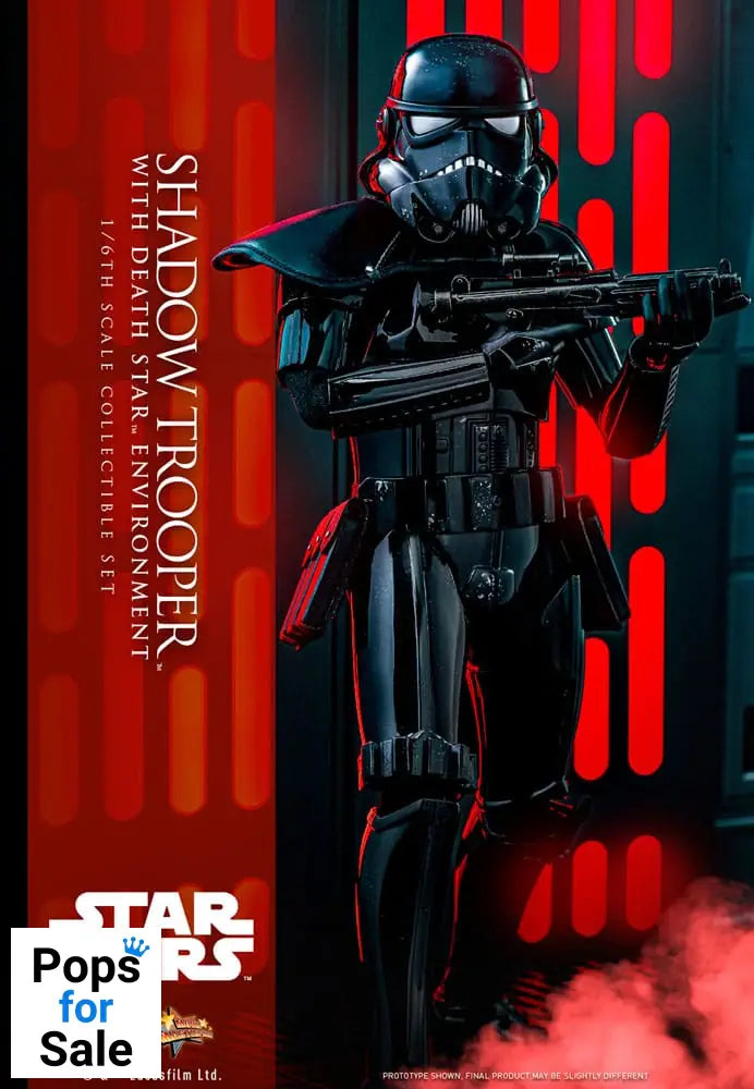 Star Wars Movie Masterpiece Action Figure 1/6 Shadow Trooper with Death Star Environment 30 cm