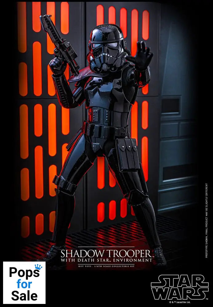Star Wars Movie Masterpiece Action Figure 1/6 Shadow Trooper with Death Star Environment 30 cm