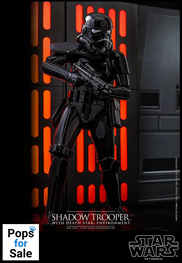 Star Wars Movie Masterpiece Action Figure 1/6 Shadow Trooper with Death Star Environment 30 cm