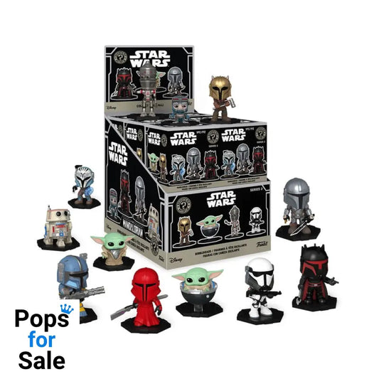 Star Wars Mystery Mini Figures 5 cm The Mandalorian Display (12) Funko POP Mini-figures